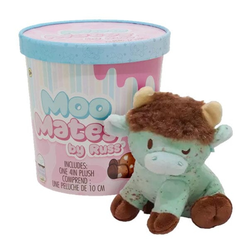 MooMates 4″ Scented Ice Cream Cow Plush Toys Mystery Box Pints (1pc)