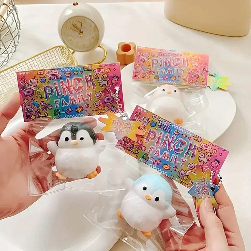 Pinch Family: Taba Squishy Penguin Fidget (Assorted Styles)