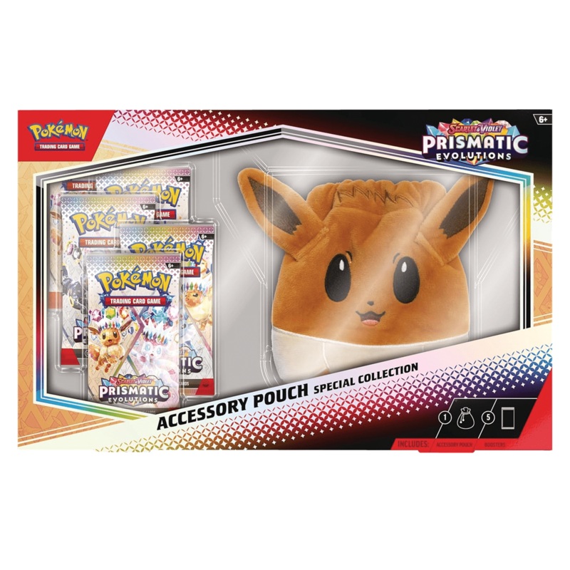 Pokmon TCG: Scarlet & Violet Prismatic Evolutions Accessory Pouch Special Collection