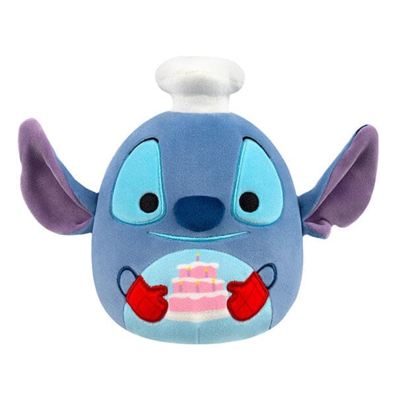 Squishmallows Super Soft Plush Toys 10″ Disney’s Chef Stitch Baking a Cake