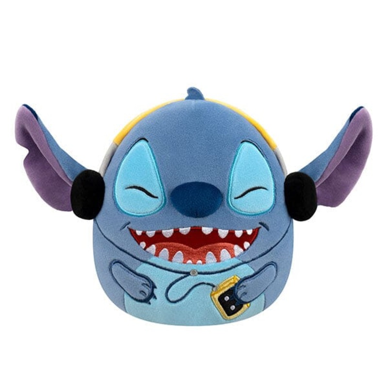 Squishmallows Super Soft Plush Toys 10″ Disney’s Stitch Wearing Headphones