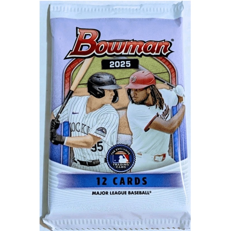 Topps: Bowman Baseball Trading Card BLASTER Pack 2025 (12 Cards)