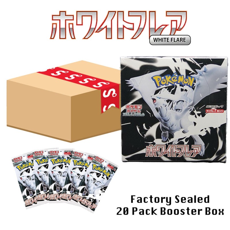 Pokmon TCG Japan: Scarlet & Violet White Flare Factory Sealed Booster Box (20 Packs)