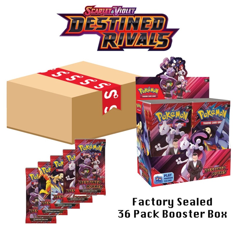 Pokmon TCG: Scarlet & Violet Destined Rivals Factory Sealed Booster Box (36 Packs)