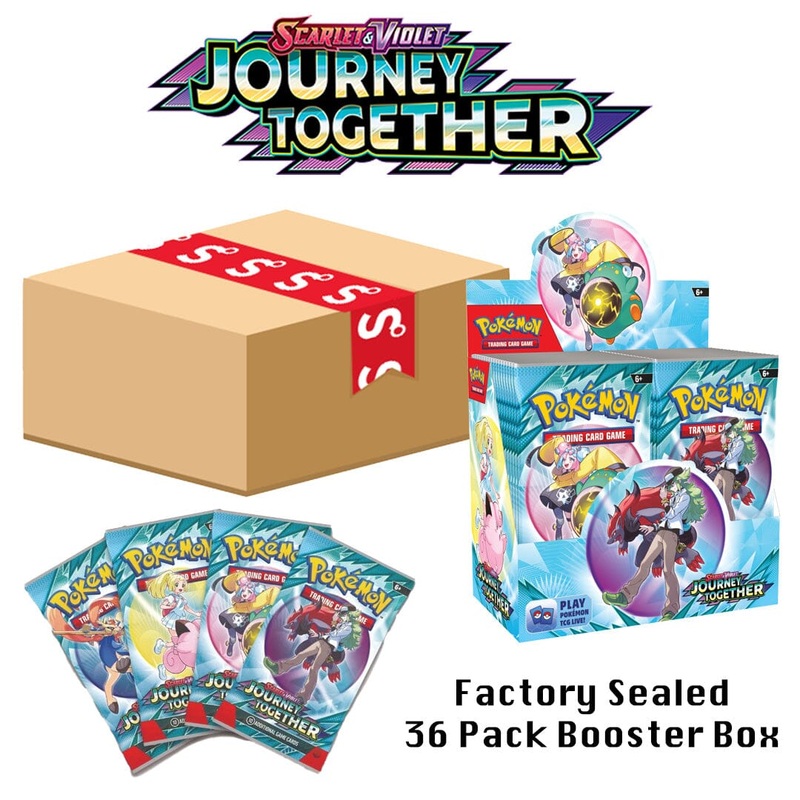 Pokmon TCG: Scarlet & Violet Journey Together Factory Sealed Booster Box (36 Packs)