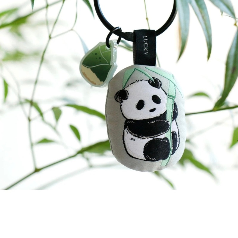 Sachet keychain- Luck PandaBamboo