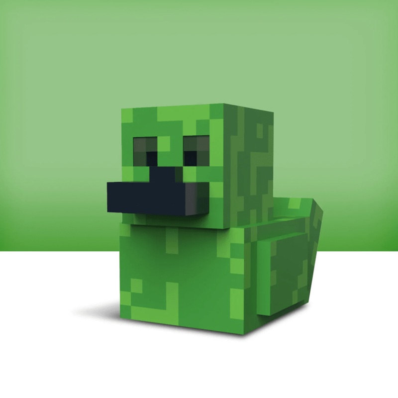 TUBBZ: Minecraft – Creeper Rubber Duck Figure (Mini Edition)