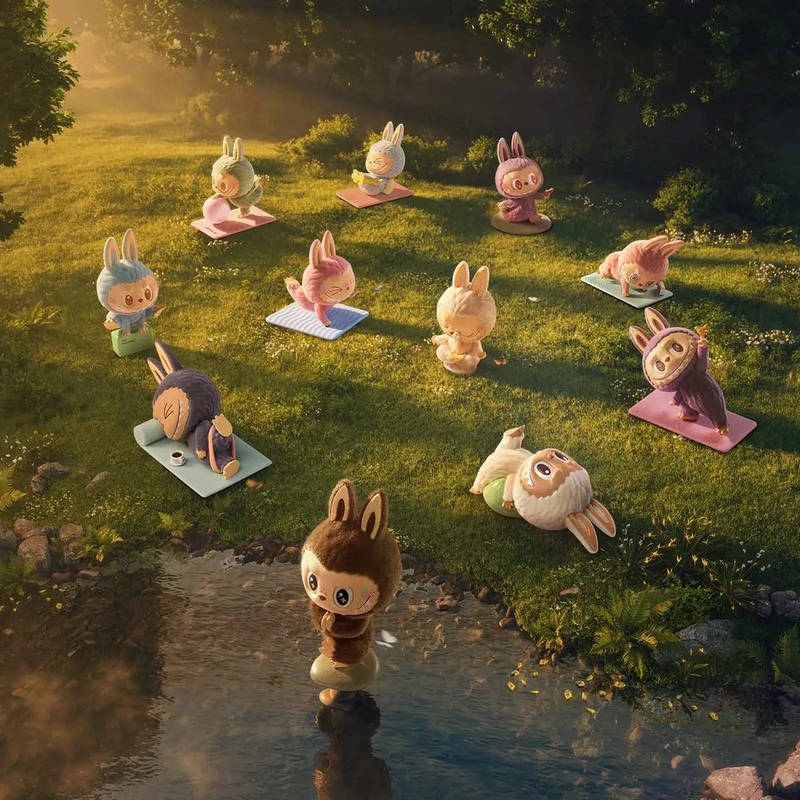 LABUBU THE MONSTERS Lazy Yoga Series Figures