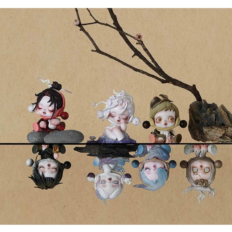 SKULLPANDA The Ink Plum Blossom Series Figures